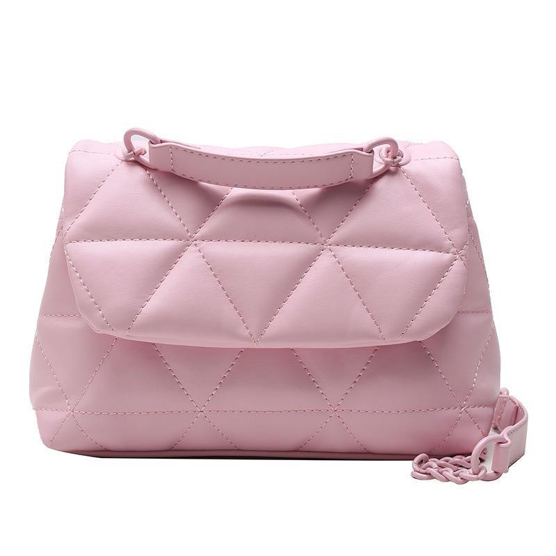 Geantă de mână de designer matlasată, cu lanț de modă, genți de umăr ocazionale, pentru femei, pentru fete