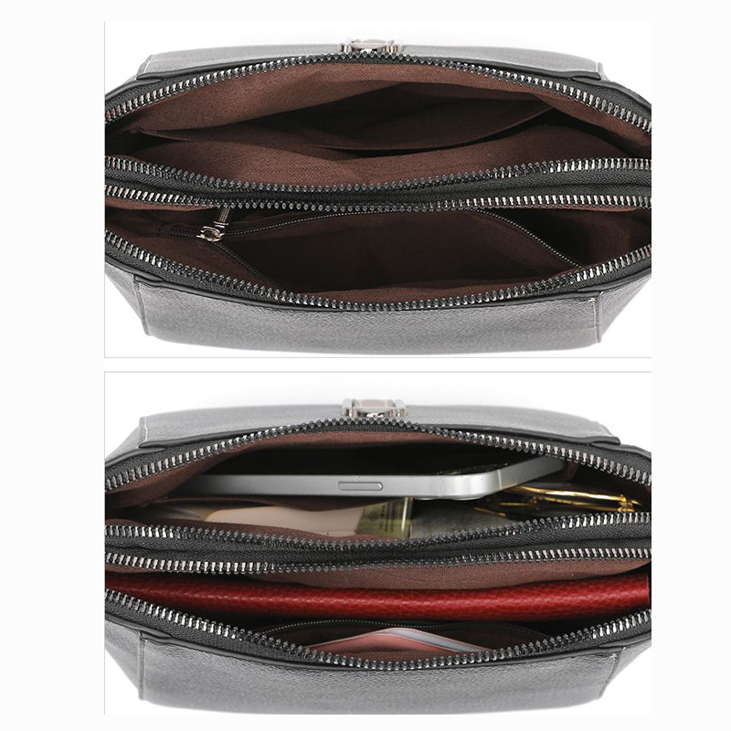 Mekane kožne školjkaste torbe na rame Modne ženske torbice Ženska torbica preko ramena Shopping Telefonska torbica za mamu Shopping