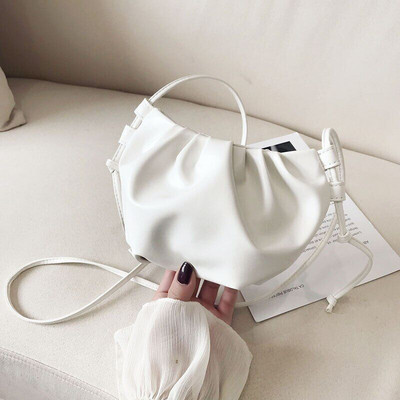 Premium Τσάντα ώμου Μόδα Σχέδιο Messenger Τσάντα Γυναικεία Mini Cloud Τσάντα Cloud Bag Girl Πλισέ Τσάντα ώμου