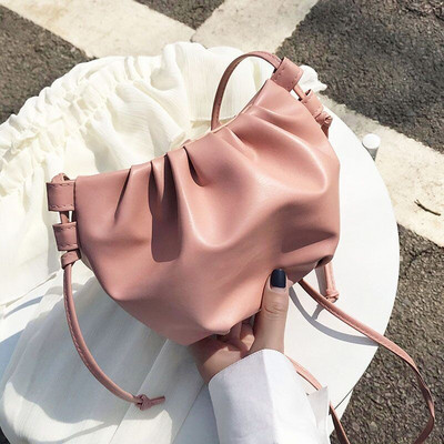 Premium Τσάντα ώμου Μόδα Σχέδιο Messenger Τσάντα Γυναικεία Mini Cloud Τσάντα Cloud Bag Girl Πλισέ Τσάντα ώμου