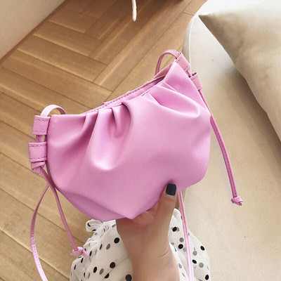 Premium Τσάντα ώμου Μόδα Σχέδιο Messenger Τσάντα Γυναικεία Mini Cloud Τσάντα Cloud Bag Girl Πλισέ Τσάντα ώμου