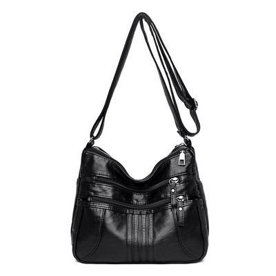 Divatos puha bőr PU bőr válltáskák Sor női 2021 Designer kiváló minőségű Crossbody táska Luxus, nagy kapacitású kézitáskák