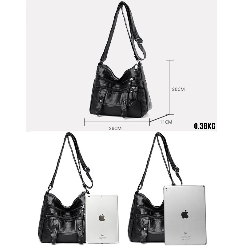 Divatos puha bőr PU bőr válltáskák Sor női 2021 Designer kiváló minőségű Crossbody táska Luxus, nagy kapacitású kézitáskák