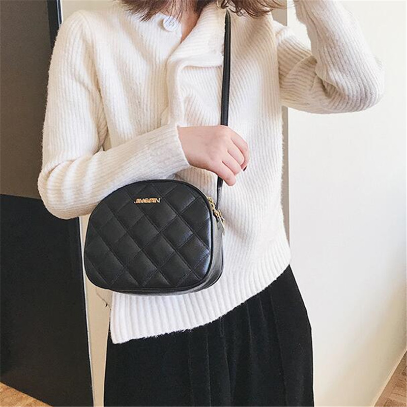 Paprastas juodas „Crossbody“ krepšys, moteriškas PU odinis languotas pečių krepšys Prabangus „Messenger“ krepšys Mažas kvadratinis krepšys „Moteris“ pirkinių rankinė bolso