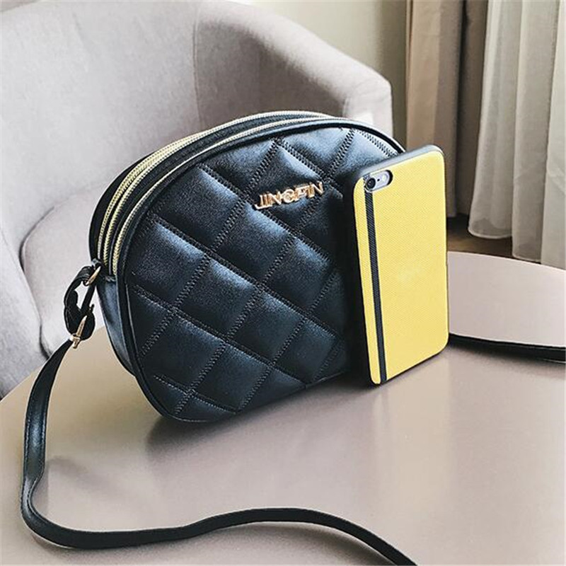 Paprastas juodas „Crossbody“ krepšys, moteriškas PU odinis languotas pečių krepšys Prabangus „Messenger“ krepšys Mažas kvadratinis krepšys „Moteris“ pirkinių rankinė bolso