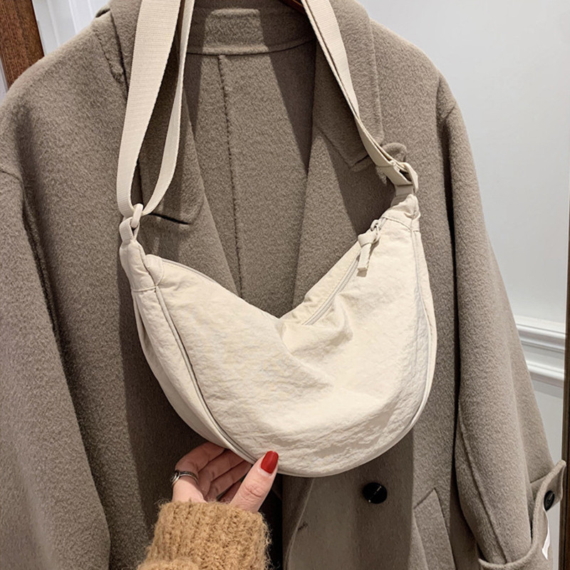 Casual Nylon Hobos τσάντα χιαστί για γυναίκες Επαγγελματικές τσάντες ώμου μεγάλης χωρητικότητας Tote Lady Travel Τσάντα Shopper Γυναικείες τσάντες 2023