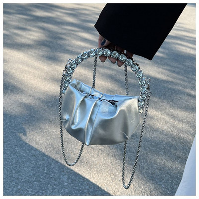 Νέα Fashion Niche Design Mini υψηλής ποιότητας Diamond Chain Cross Body τσάντα