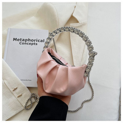 Νέα Fashion Niche Design Mini υψηλής ποιότητας Diamond Chain Cross Body τσάντα