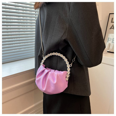 Νέα Fashion Niche Design Mini υψηλής ποιότητας Diamond Chain Cross Body τσάντα