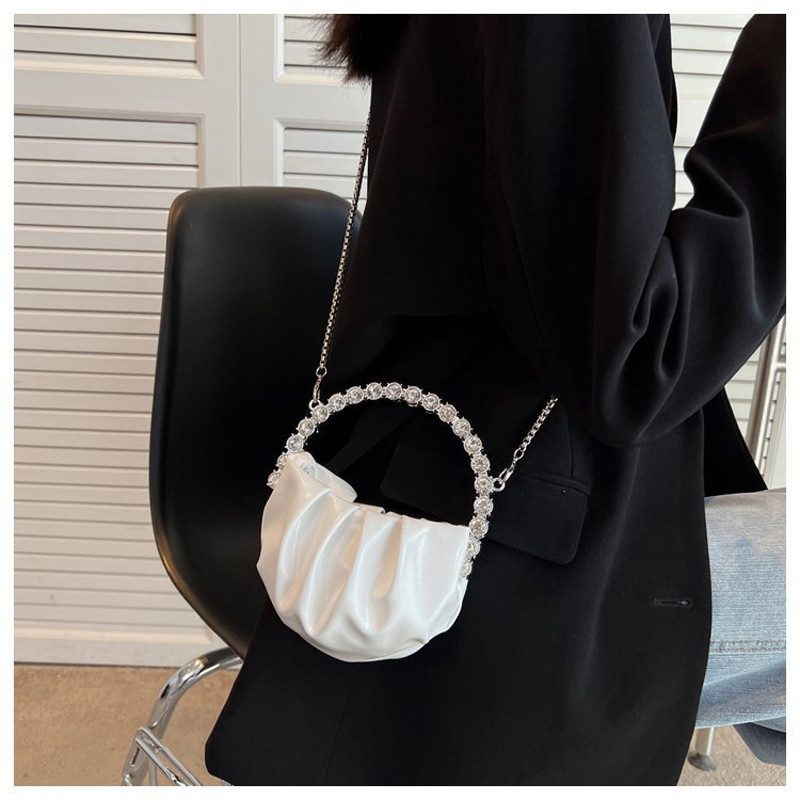 Νέα Fashion Niche Design Mini υψηλής ποιότητας Diamond Chain Cross Body τσάντα