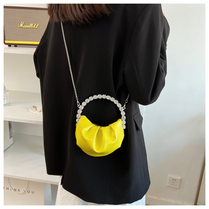 Νέα Fashion Niche Design Mini υψηλής ποιότητας Diamond Chain Cross Body τσάντα