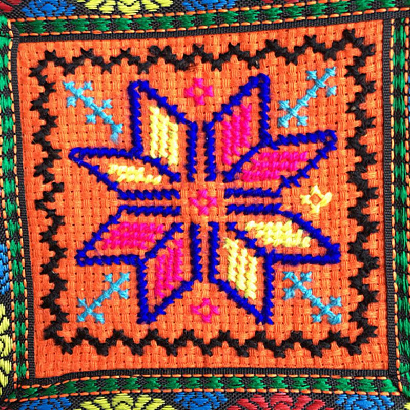 Τσάντα ώμου Γυναικεία Μοναδική Vintage Ethnic Τσάντα ώμου Κέντημα Boho Hippie Tassel Tote Messenger Floral κεντημένη τσάντα με φερμουάρ