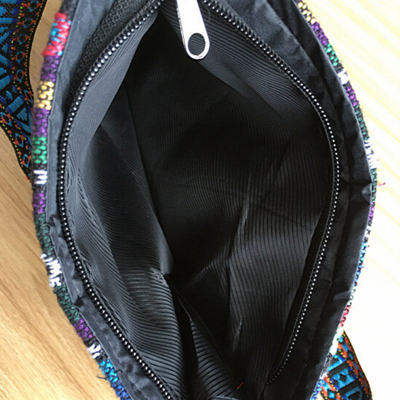 Τσάντα ώμου Γυναικεία Μοναδική Vintage Ethnic Τσάντα ώμου Κέντημα Boho Hippie Tassel Tote Messenger Floral κεντημένη τσάντα με φερμουάρ