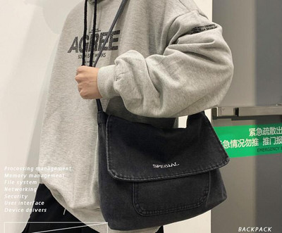 Euroopa ja Ameerika Ühendriikide uus teksakott meeste ja naiste lõuendist õlakott