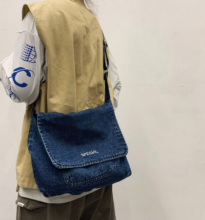 Euroopa ja Ameerika Ühendriikide uus teksakott meeste ja naiste lõuendist õlakott