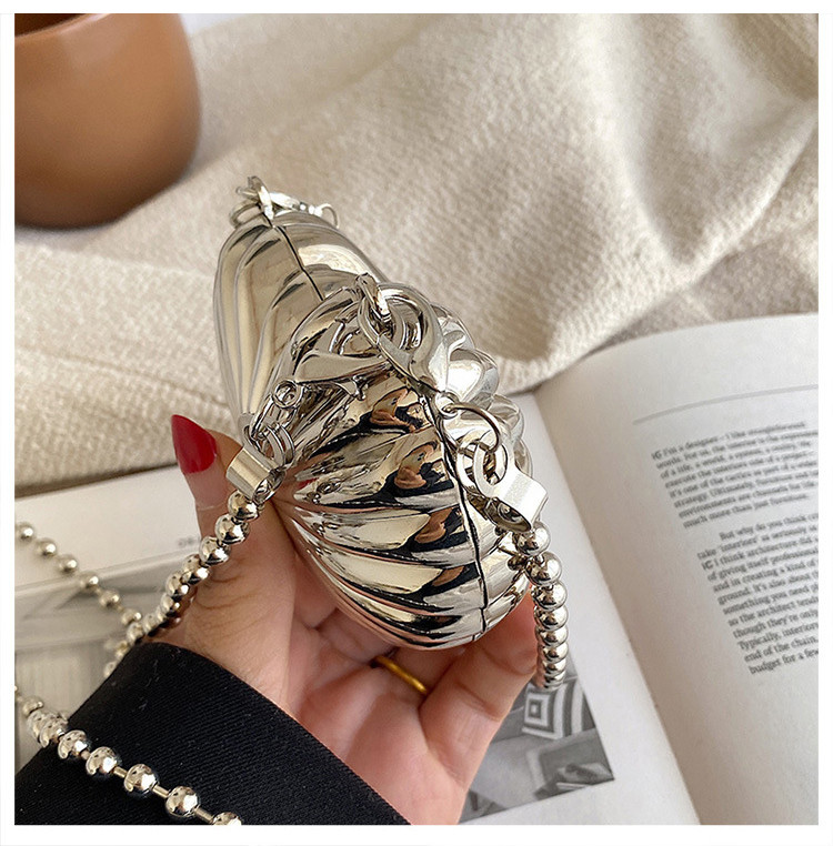 Mini Shell Shell kott naistele Mood uus kvaliteetne sulamist disain käekott Naistele helmekett õlakott Naistele