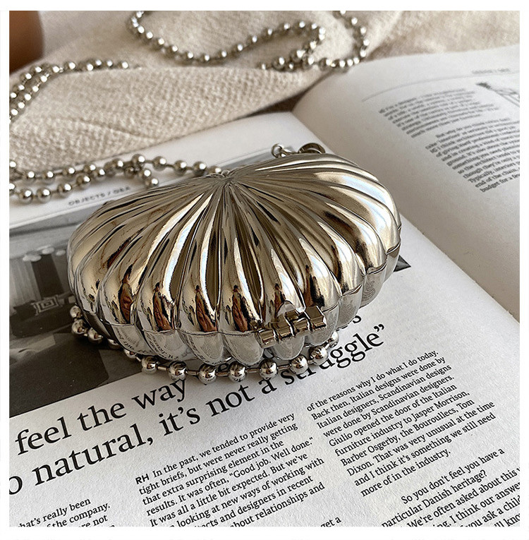 Mini Shell Shell kott naistele Mood uus kvaliteetne sulamist disain käekott Naistele helmekett õlakott Naistele