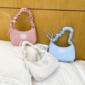 Γυναικείες τσάντες Kawaii Heart Rabbit Cute Lolita Designer Τσάντα ώμου Φθινοπωρινή Trendyol Lace Casual Γυναικεία τσαντάκια με κορδόνια