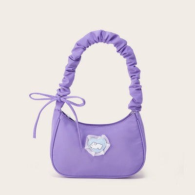 Γυναικείες τσάντες Kawaii Heart Rabbit Cute Lolita Designer Τσάντα ώμου Φθινοπωρινή Trendyol Lace Casual Γυναικεία τσαντάκια με κορδόνια