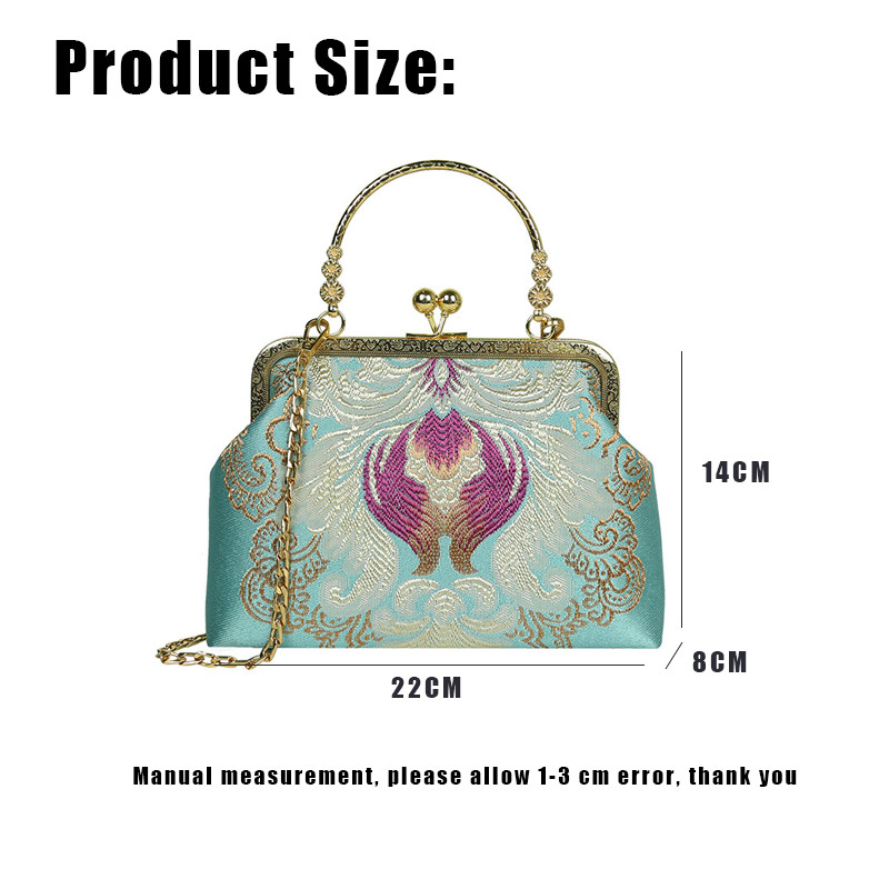 YoReAi uus naiste vabaaja Cheongsam vabaaja kott, pandlaga, kestaga õlakotid, mood reisikäekott, meik, hoiustamispakett rahakott