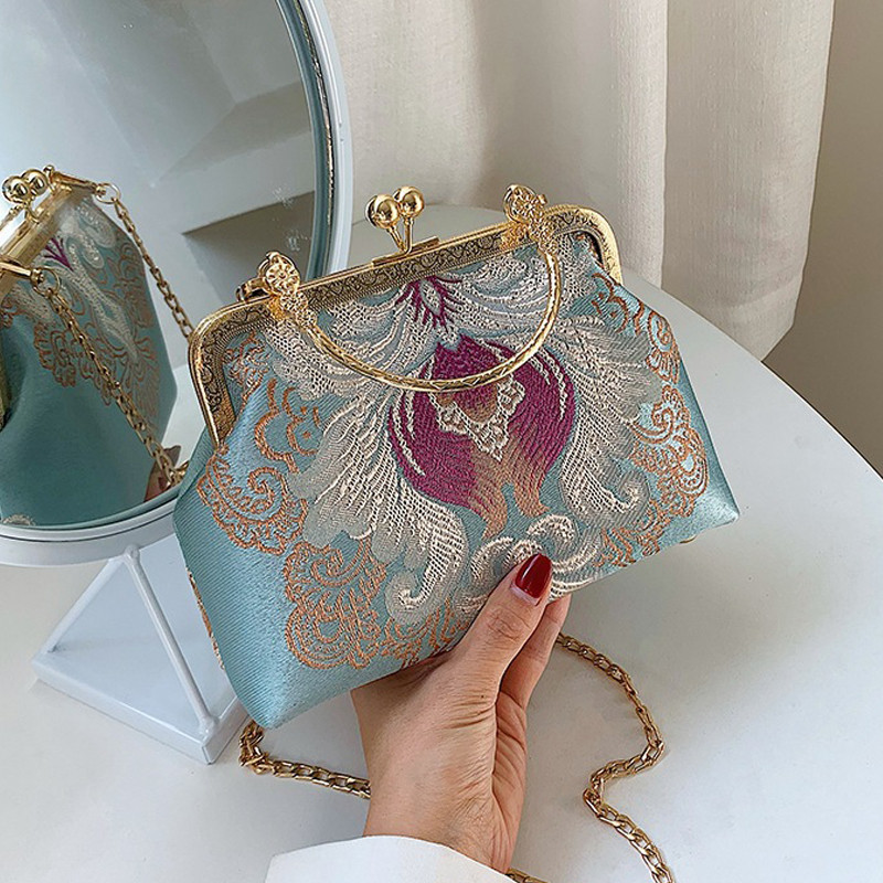 YoReAi uus naiste vabaaja Cheongsam vabaaja kott, pandlaga, kestaga õlakotid, mood reisikäekott, meik, hoiustamispakett rahakott