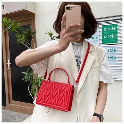 Genți de mână din piele PU cu relief geometric pentru femei, cu clapetă, geantă de umăr, ocazional, poșete și genți de mână mici pentru doamne