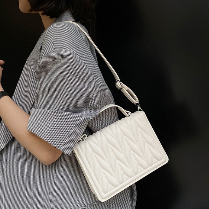 Genți de mână din piele PU cu relief geometric pentru femei, cu clapetă, geantă de umăr, ocazional, poșete și genți de mână mici pentru doamne