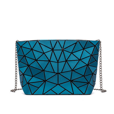 Moodne naiste kett Õlakott Helendav kott Bao kott Tüdrukutele Geomeetria Käekotid Tavalised kokkupandavad Crossbody kotid Clutch bolso