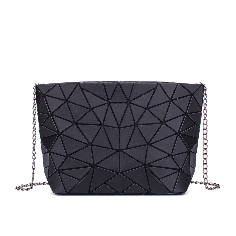 Moodne naiste kett Õlakott Helendav kott Bao kott Tüdrukutele Geomeetria Käekotid Tavalised kokkupandavad Crossbody kotid Clutch bolso