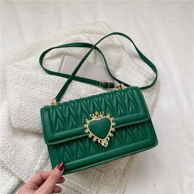 Uued moodsad PU-nahast õlakotid naistele Ühevärvilise disainiga käekott Brändi Naiste Crossbody kotid Bolsa Feminina