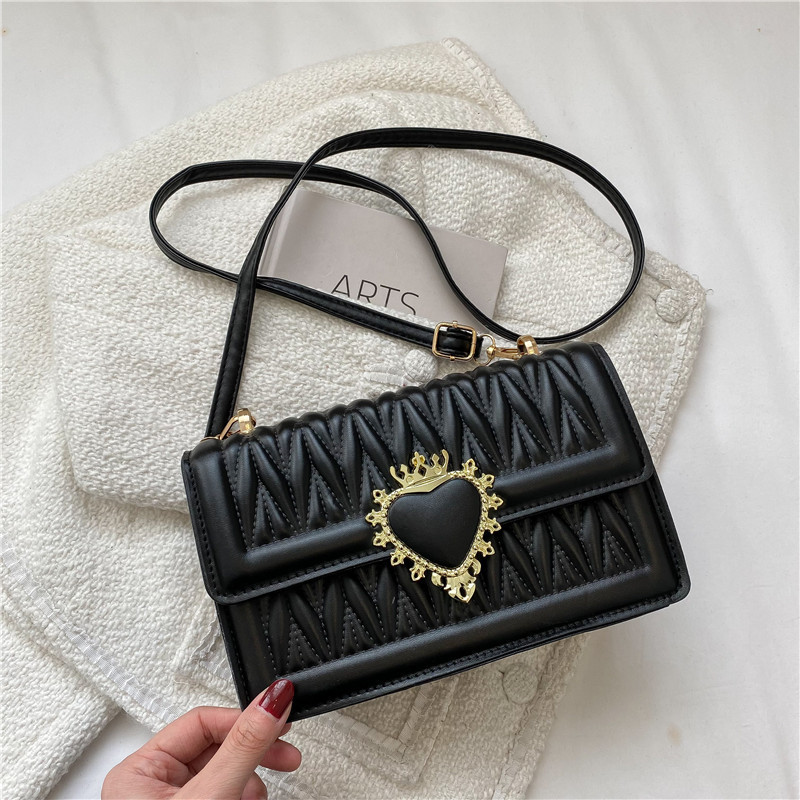 Uued moodsad PU-nahast õlakotid naistele Ühevärvilise disainiga käekott Brändi Naiste Crossbody kotid Bolsa Feminina