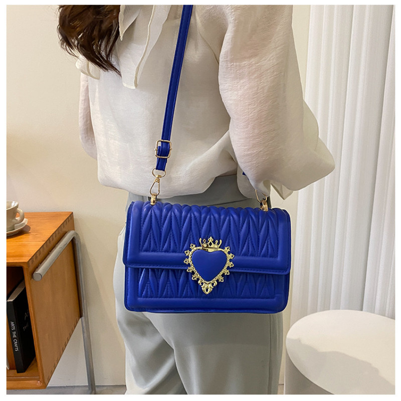 Uued moodsad PU-nahast õlakotid naistele Ühevärvilise disainiga käekott Brändi Naiste Crossbody kotid Bolsa Feminina