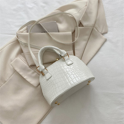 Τσάντα ώμου μόδας με μοτίβο κροκόδειλου Pu δερμάτινο κέλυφος μικρές τσάντες επώνυμων σχεδιαστών τσάντες χιαστί με επάνω λαβή