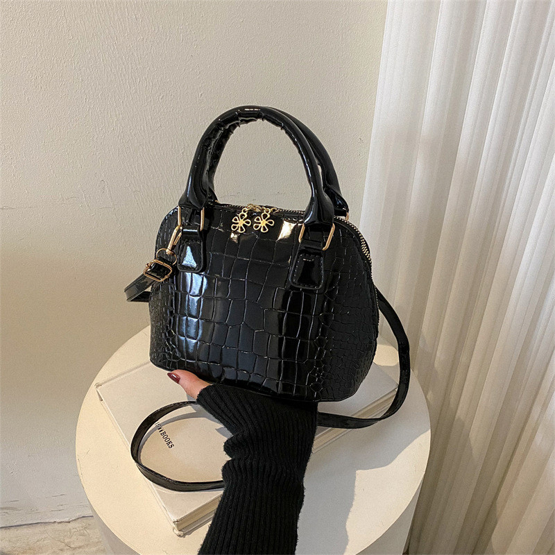 Τσάντα ώμου μόδας με μοτίβο κροκόδειλου Pu δερμάτινο κέλυφος μικρές τσάντες επώνυμων σχεδιαστών τσάντες χιαστί με επάνω λαβή