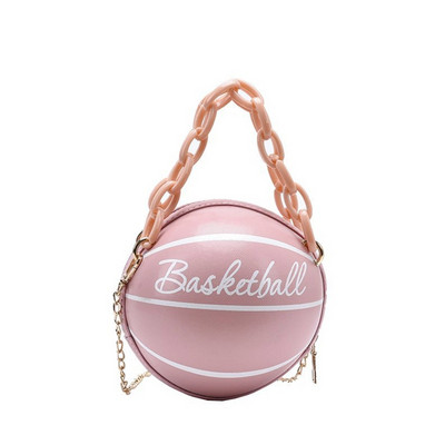 Mood sama isikupäraga Loominguline väike ümmargune kott Naiste kott 2022 Uus korvpallikott Õlakott