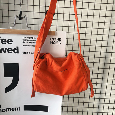 Женска High Street рециклирана памучна материя Мини малък размер Странична чанта за през рамо Студентска чанта за телефон Klein Синя чанта през рамо