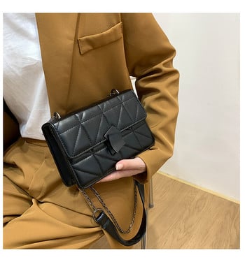 Луксозни дамски чанти Дамски ромбични чанти Crossbody Верига Малка чанта Messenger Дамска чанта през рамо Чанти с голям капацитет