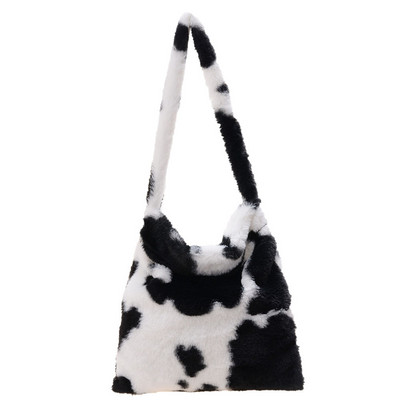 Οι γυναίκες αγαπούν τις τσάντες ώμου Heart Μόδα βελούδινες χειμερινές τσάντες παντός αγώνα για εξωτερικούς χώρους, χαριτωμένες τσάντες ώμου για τσάντες μασχάλης