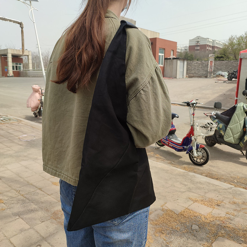 Női válltáskák Harajuku Retro hónalj vászontáska Új alkalmi, minden meccsre alkalmas, minimalista vásárlás Nagy kapacitású táskák Ulzzang Ins