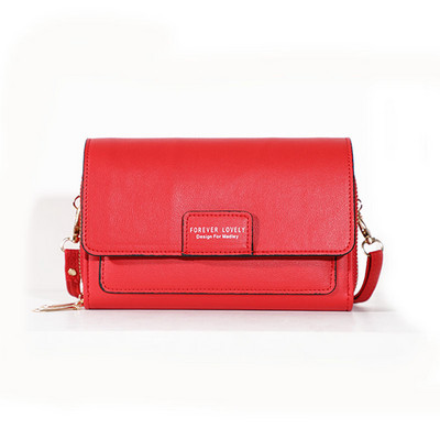 Νέες γυναικείες δερμάτινες τσάντες Pu γυναικείες τσάντες ώμου μεγάλης χωρητικότητας Fashion Τσάντες χιαστί για γυναικεία τσάντα τηλεφώνου