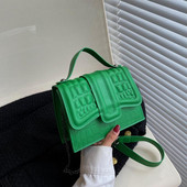 Γυναικείες καλοκαιρινές τσάντες 2023 Νέα Chain Messenger Τσάντες Τετράγωνες τσάντες ώμου Lattice μονόχρωμες επώνυμα τσάντες και τσάντες