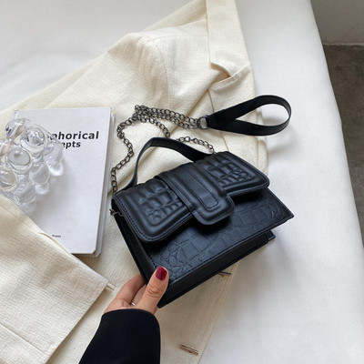 Γυναικείες καλοκαιρινές τσάντες 2023 Νέα Chain Messenger Τσάντες Τετράγωνες τσάντες ώμου Lattice μονόχρωμες επώνυμα τσάντες και τσάντες