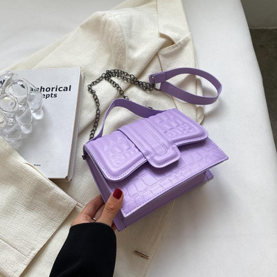 Γυναικείες καλοκαιρινές τσάντες 2023 Νέα Chain Messenger Τσάντες Τετράγωνες τσάντες ώμου Lattice μονόχρωμες επώνυμα τσάντες και τσάντες