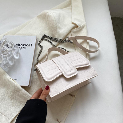 Γυναικείες καλοκαιρινές τσάντες 2023 Νέα Chain Messenger Τσάντες Τετράγωνες τσάντες ώμου Lattice μονόχρωμες επώνυμα τσάντες και τσάντες