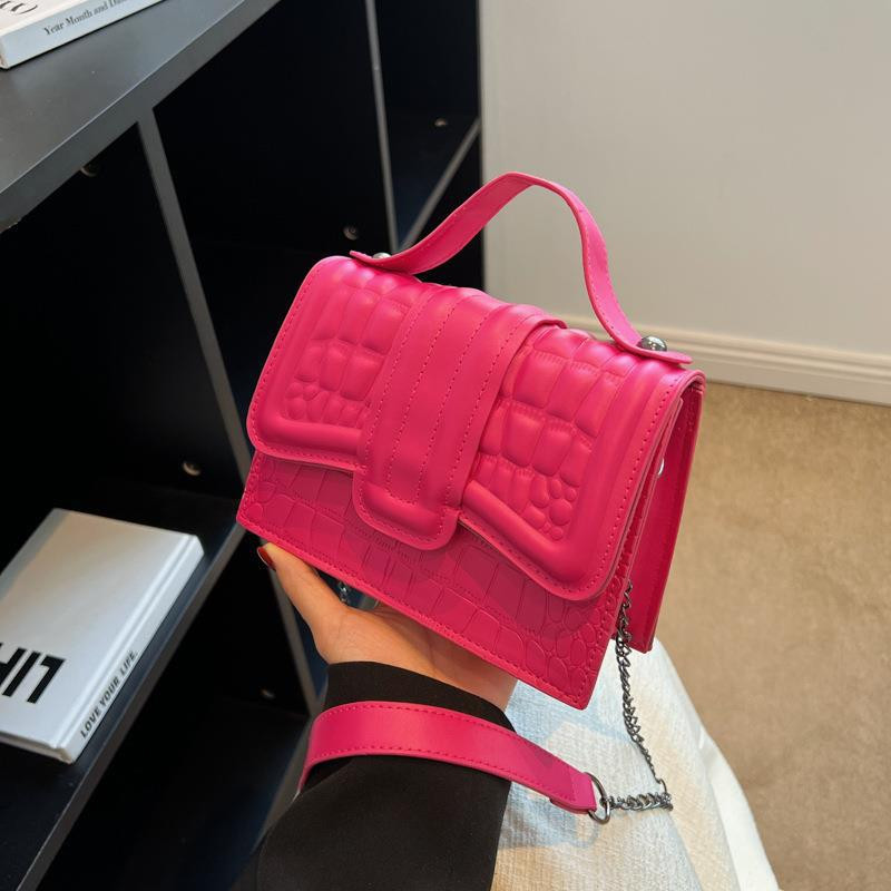 Γυναικείες καλοκαιρινές τσάντες 2023 Νέα Chain Messenger Τσάντες Τετράγωνες τσάντες ώμου Lattice μονόχρωμες επώνυμα τσάντες και τσάντες