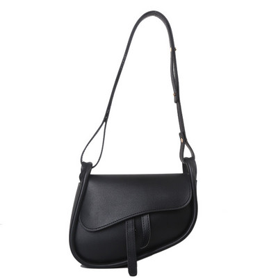 Saddle Small Shoulder Crossbody Bags for Women Trends 2023 Fashion Brand Designer Mini PU Δερμάτινες γυναικείες τσάντες