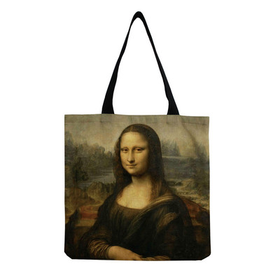 Uus Van Goghi õlimaal kandekott Retrokunst mood reisikott naistele kaasaskantav ökopood Kvaliteetne kokkupandav naiste käekott