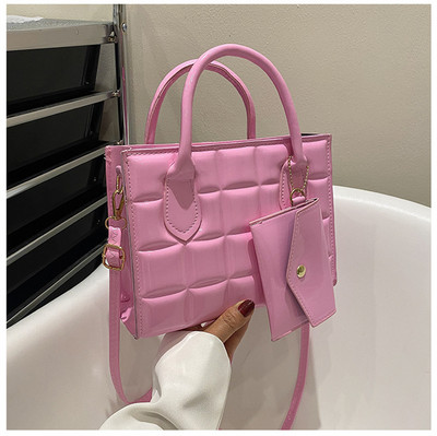 Vabaaja patenteeritud PU-nahast õlakott naistele Moodne ühevärviline Crossbody käekotid Rahakott Naistele Lihtne disainkott