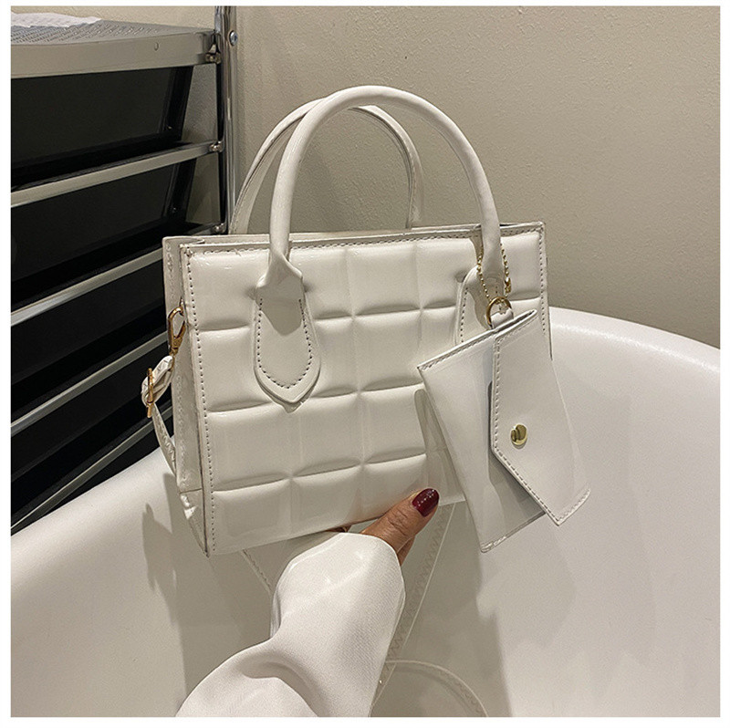 Vabaaja patenteeritud PU-nahast õlakott naistele Moodne ühevärviline Crossbody käekotid Rahakott Naistele Lihtne disainkott