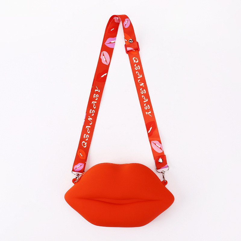 Γυναικεία τσάντα ώμου σιλικόνης κυρία αστεία αγγελιοφόρος τσάντα κινητού τηλεφώνου παιδικό τσαντάκι κέρματος μικρή τσάντα χονδρική